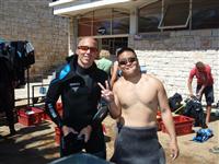 Croatia Diving: Happy qualified divers 